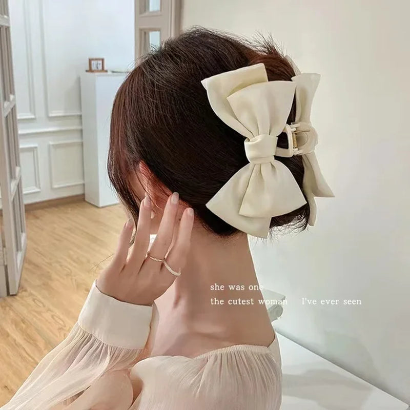 New Big Size Black Hair Claw Clip for Women Lady Elegant Hair Clip Claw Clamp Headwear Girls Women Hair Accessories