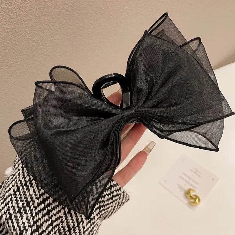 New Big Size Black Hair Claw Clip for Women Lady Elegant Hair Clip Claw Clamp Headwear Girls Women Hair Accessories